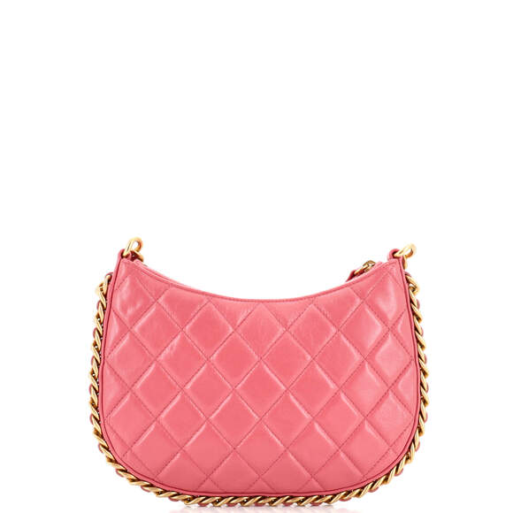 Chanel Cc Chain Around Hobo Quilted #148554C38B - Picture 4 of 8